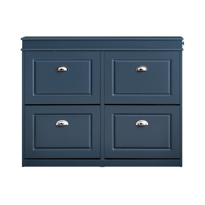 Scarpiera salvaspazio Slim, portascarpe salvaspazio Regolabili blu L104*P24*A83 cm FSR79-B