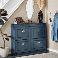 Scarpiera salvaspazio Slim, portascarpe salvaspazio Regolabili blu L104*P24*A83 cm FSR79-B