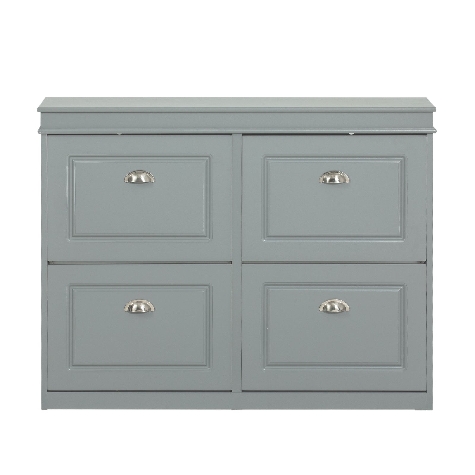 Scarpiera salvaspazio Slim Mobili per Scarpe Serie Scarpiere 105x24x83cm Grigio FSR79-HG