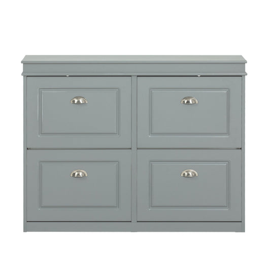 Scarpiera salvaspazio Slim Mobili per Scarpe Serie Scarpiere 105x24x83cm Grigio FSR79-HG