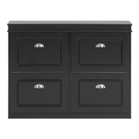 Scarpiera salvaspazio Slim Mobili per Scarpe Serie Scarpiere 105x24x83cm Nero FSR79-SCH