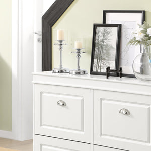 Scarpiera salvaspazio Slim Mobili per Scarpe Serie Scarpiere 105x24x83cm Bianco FSR79-W