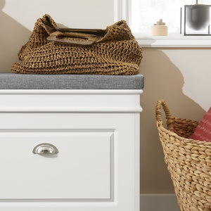 Mobili per Scarpe Serie Scarpiere 1 anta 1 cuscino 60x24x51cm bianco FSR82-K-W