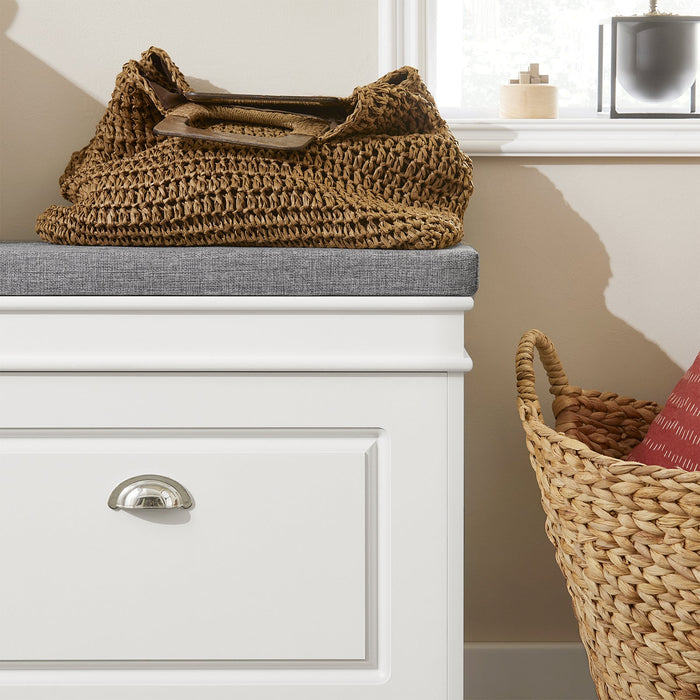 Mobili per Scarpe Serie Scarpiere 1 anta 1 cuscino 60x24x51cm bianco FSR82-K-W