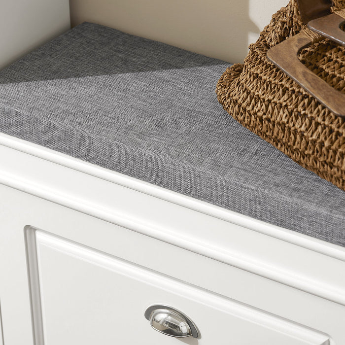 Mobili per Scarpe Serie Scarpiere 1 anta 1 cuscino 60x24x51cm bianco FSR82-K-W