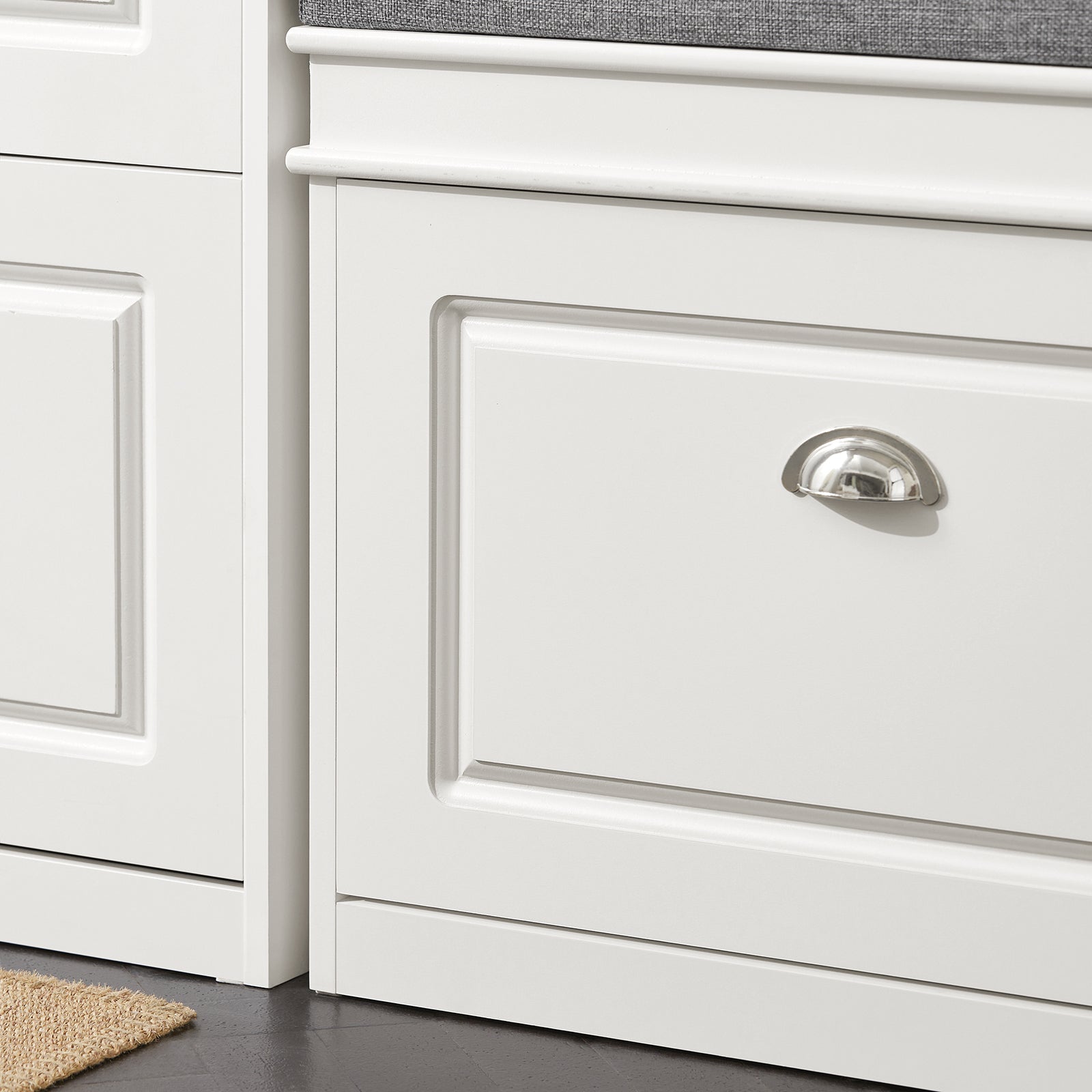 Mobili per Scarpe Serie Scarpiere 1 anta 1 cuscino 60x24x51cm bianco FSR82-K-W