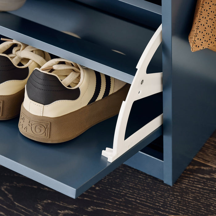 Scarpiera salvaspazio Slim, portascarpe salvaspazio Regolabili Blu L75*P24*A52 cm FSR82-L-B