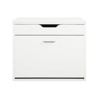Scarpiera Salvaspazio Slim, Portascarpe Salvaspazio Regolabili,Scarpiere,Scarpiera Pieghevole L60*P30*A50 Cm, Bianco FSR95-W SoBuy