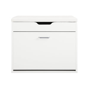 Scarpiera Salvaspazio Slim, Portascarpe Salvaspazio Regolabili,Scarpiere,Scarpiera Pieghevole L60*P30*A50 Cm, Bianco FSR95-W SoBuy