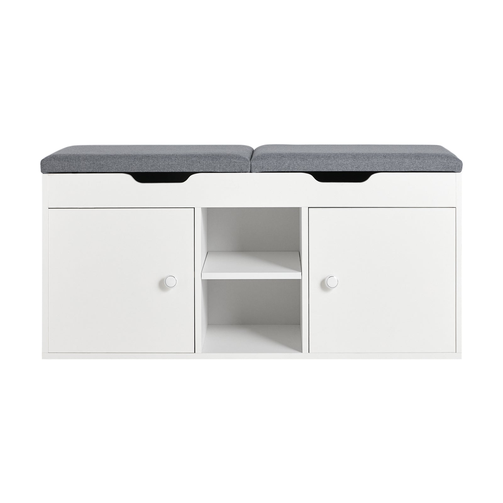 Scarpiera da Ingresso Cassapanca Portascarpe con Cuscino  FSR96-W