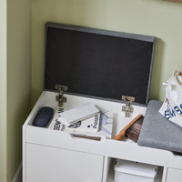 Scarpiera da Ingresso Cassapanca Portascarpe con Cuscino  FSR96-W