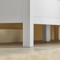 Mobile scarpiera Panca Ingresso Panca con cuscino seduta cassapanca Contenitore Moderna L91*P30*A50 cm, FSR97-W