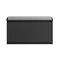 Scarpiera da Ingresso Scarpiera con ribalta Cassapanca Portascarpe con cuscino,Nero, L62xP25xA46cm FSR98-SCH