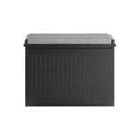 Scarpiera con patta e cuscino per scarpe, 62x46x26 cm colore nero FSR98-SCH