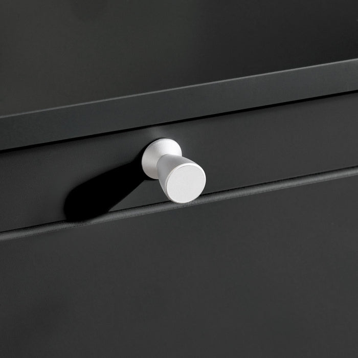 Scarpiera Slim con 2 ante e 2 ripiani Salvaspazio Nero 76x18x79cm FSR99-SCH