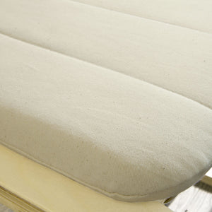 Poggiapiedi Poggia Gambe in Betulla Sgabello Poggiapiedi Bianco FST38-W