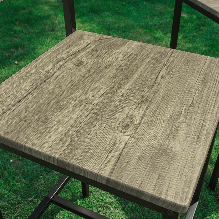 sgabello alto sgabello bar sgabelli bar legno 2 pezzi Legno FST53X2