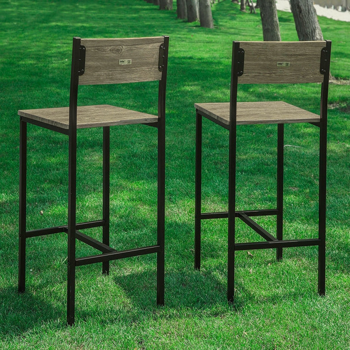 sgabello alto sgabello bar sgabelli bar legno 2 pezzi Legno FST53X2