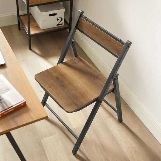 Sedia pieghevole Sedia da cucina Altezza seduta 33cm Stile vintage 46x48x80 cm FST88-PF