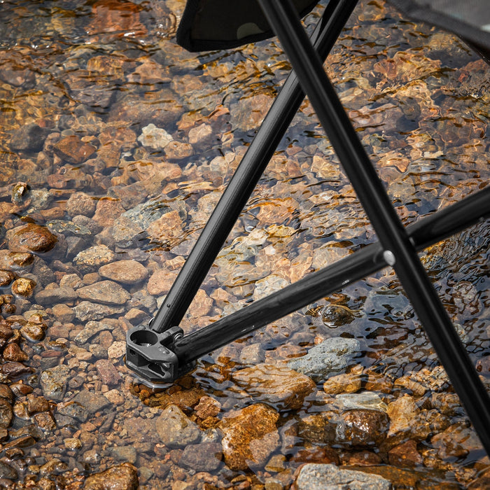 Sedia pieghevole da campeggio, Sedia da pesca per esterno Verde Astratto Camuffare 45x43x74 cm FST96-TN