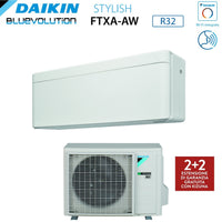 Climatizzatore Condizionatore Daikin Bluevolution Inverter serie STYLISH WHITE 18000 Btu FTXA50AW R-32 Wi-Fi Integrato Classe A++ Colore Bianco - Garanzia Italiana