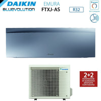 Climatizzatore Condizionatore Daikin Bluevolution Inverter serie EMURA SILVER III 15000 Btu FTXJ42AS R-32 Wi-Fi Integrato classe A++ Garanzia Italiana - Novità