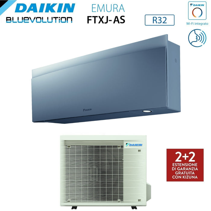Climatizzatore Condizionatore Daikin Bluevolution Inverter serie EMURA SILVER III 15000 Btu FTXJ42AS R-32 Wi-Fi Integrato classe A++ Garanzia Italiana - Novità