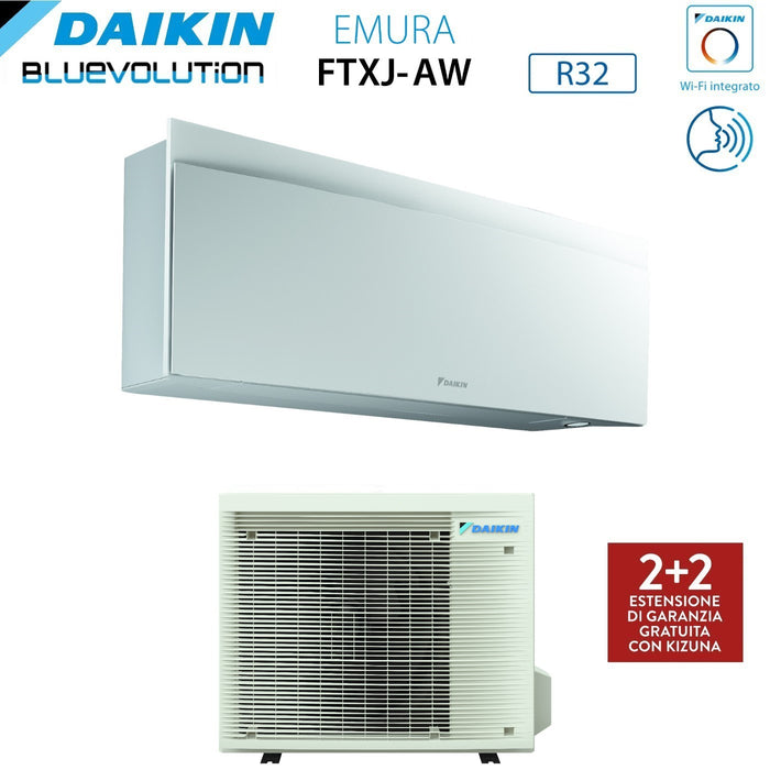 Climatizzatore Condizionatore Daikin Bluevolution Inverter serie EMURA WHITE III 15000 Btu FTXJ42AW R-32 Wi-Fi Integrato classe A++ Garanzia Italiana - Novità