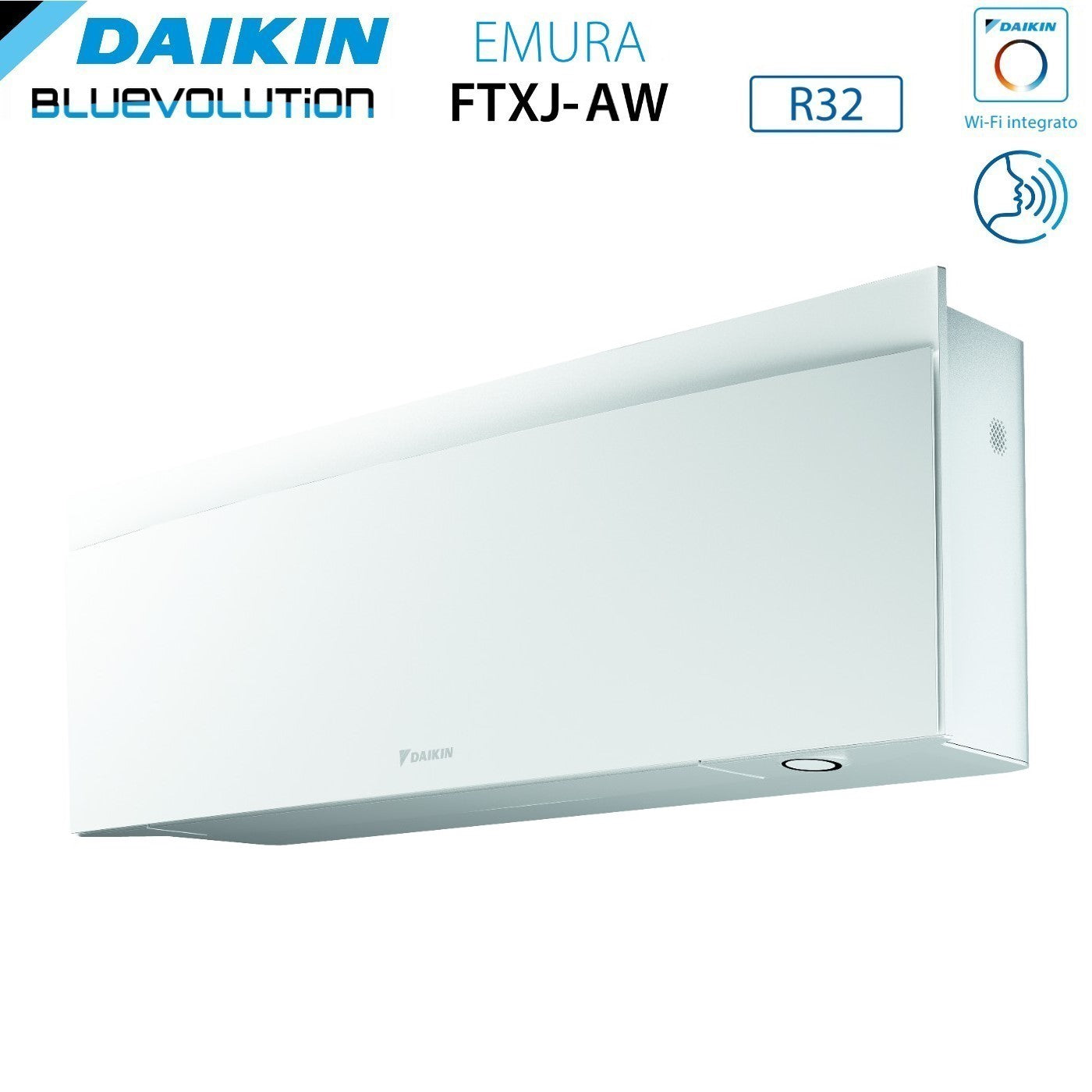 Climatizzatore Condizionatore Daikin Bluevolution Quadri Split Inverter serie EMURA WHITE III 7+7+7+7 con 4MXM80N R-32 Wi-Fi Integrato 7000+7000+7000+7000 Colore Bianco - Garanzia Italiana