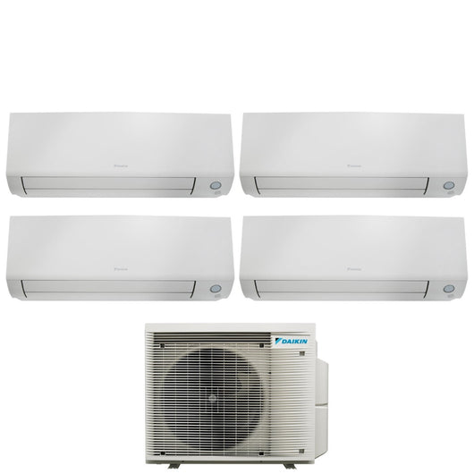 Climatizzatore Condizionatore Daikin Bluevolution Quadri Split Inverter serie PERFERA ALL SEASON 5+5+5+5 con 4MXM68A R-32 Wi-Fi Integrato 5000+5000+5000+5000 Garanzia Italiana