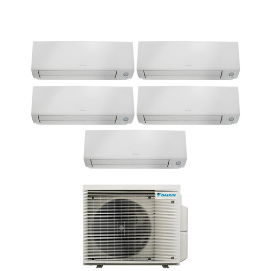 Climatizzatore Condizionatore Daikin Bluevolution Penta Split Inverter serie PERFERA ALL SEASON 9+9+12+12+12 con 5MXM90A R-32 Wi-Fi Integrato 9000+9000+12000+12000+12000 Garanzia Italiana