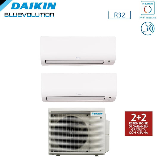 Condizionatore Daikin Dual Split COMFORA 9+9 con 2MXM50A R-32 Wi-Fi Integrato