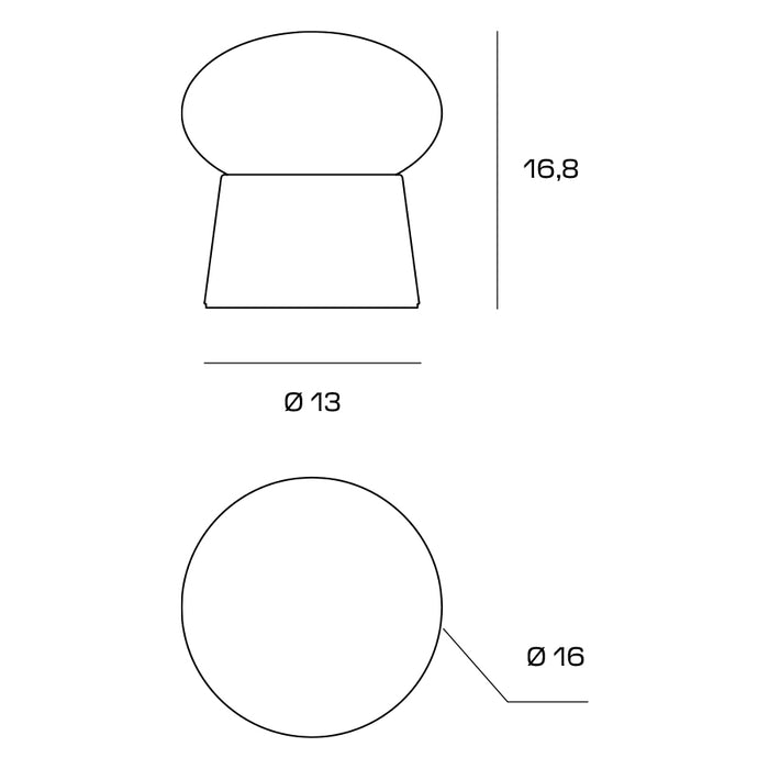 FUJI LAMPADA DA TAVOLO GRIGIO TORTORA DIFFUSORE BIANCO ATTACCO GX53 CON DIMMER