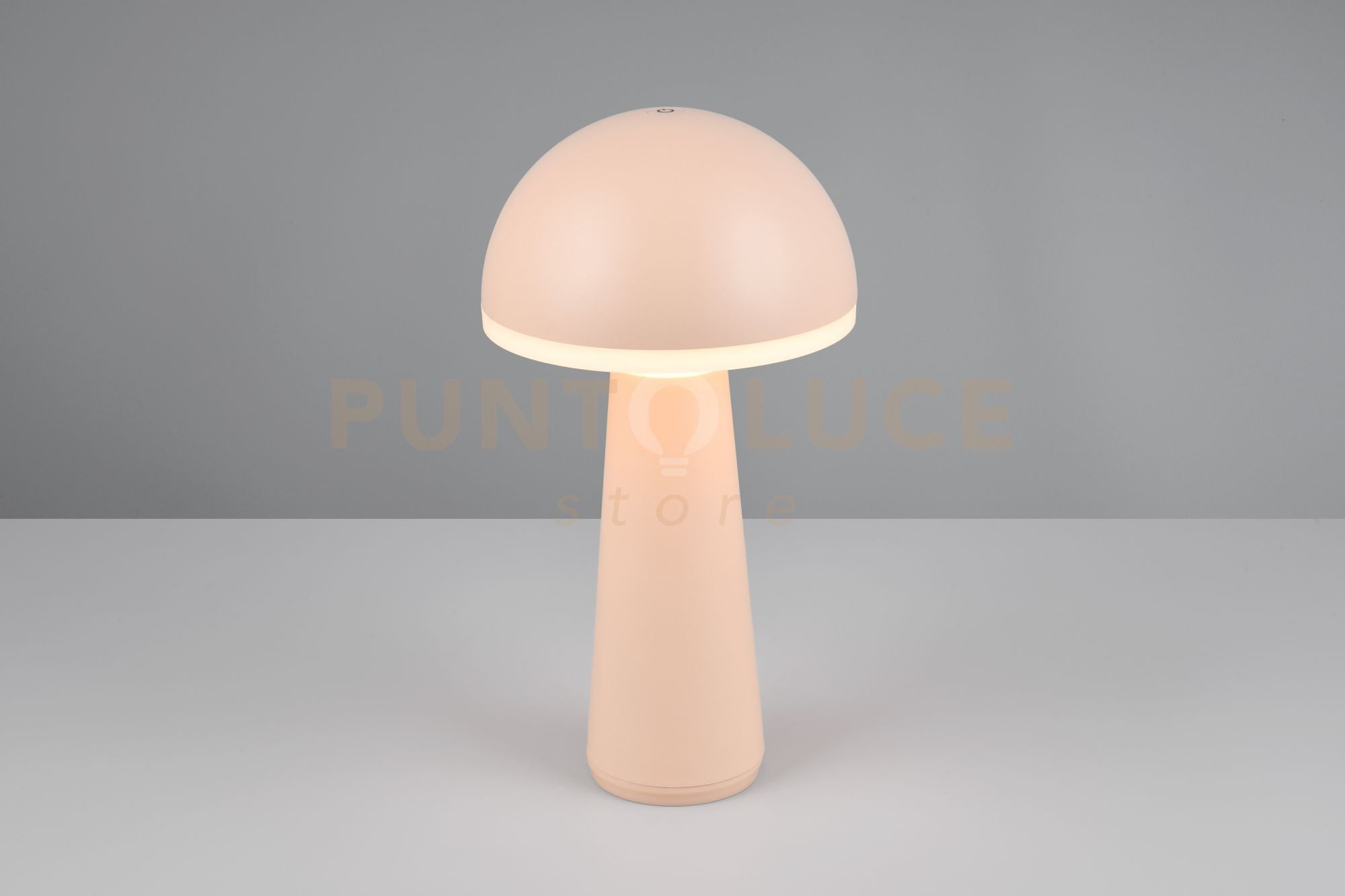 FUNGO LAMPADA DA TAVOLO RICARICABILE SABBIA REGOLAZIONE INTESITA' E TEMPERATURA DI COLORE 3.000K - 4.000K - 6.500K IP 54 H.31CM LED 2W 200lm, 3000+4000+6500K