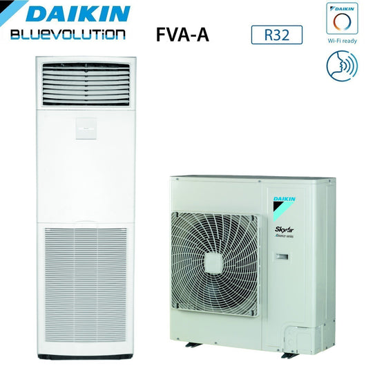 Climatizzatore Condizionatore Daikin Bluevolution a Colonna 48000 Btu FVA140A + RZASG140MY1 Trifase R-32 Wi-Fi Optional