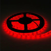 Striscia led optonica 2835 professionale 12v impermeabile ip54 5m dimmerabile *** colore rosso, confezione 1