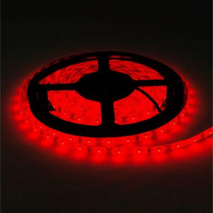 Striscia led optonica 2835 professionale 12v impermeabile ip54 5m dimmerabile *** colore rosso, confezione 1