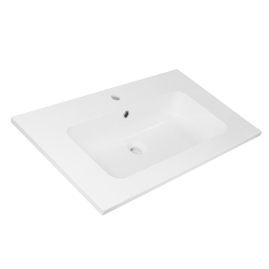 Lavabo ad incasso in mineral marmo 81x46 cm mobile composizione bagno *** confezione 1