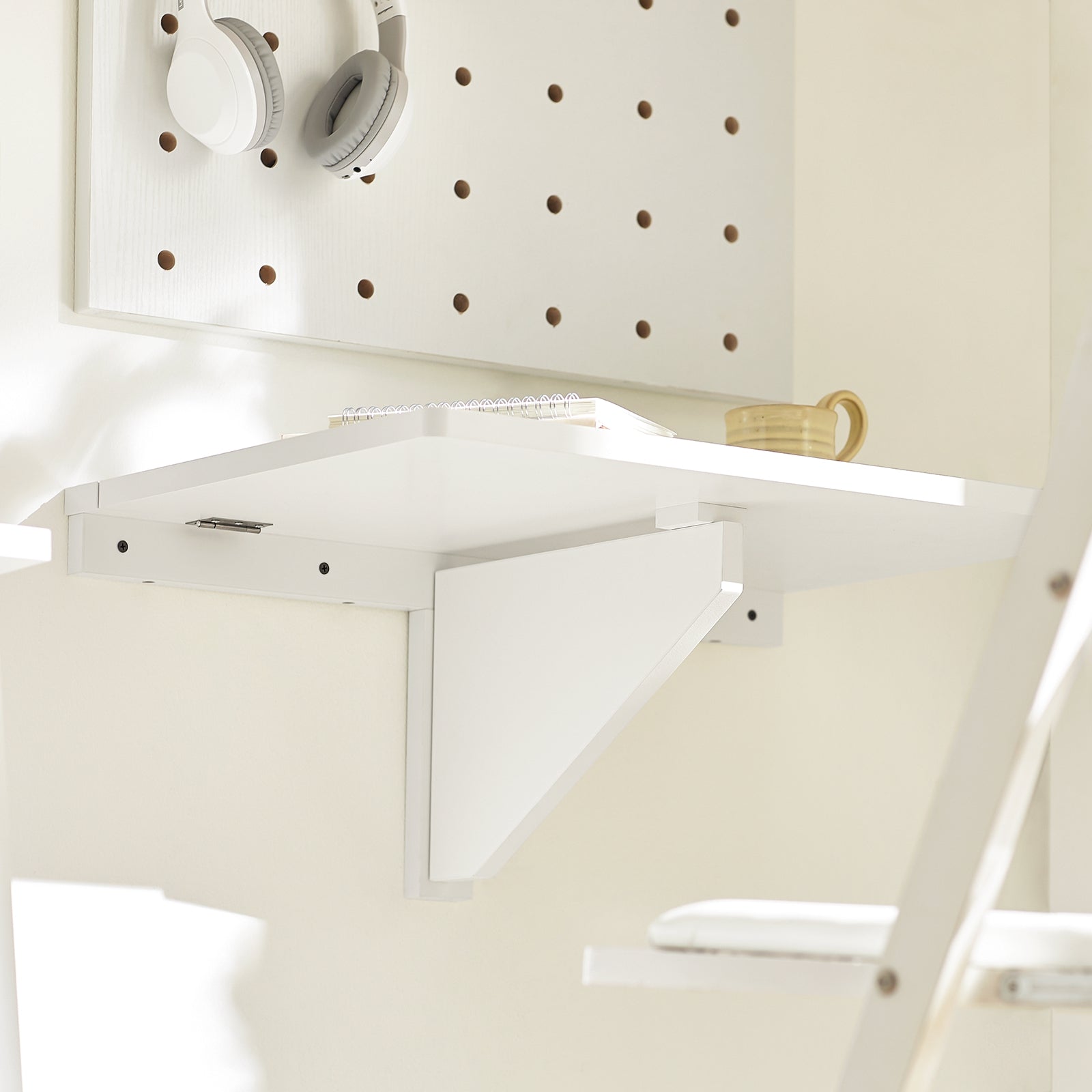 Tavolo Pieghevole a Muro scrivania Tavolo per Computer Tavolo da Cucina Bianco FWT03-W