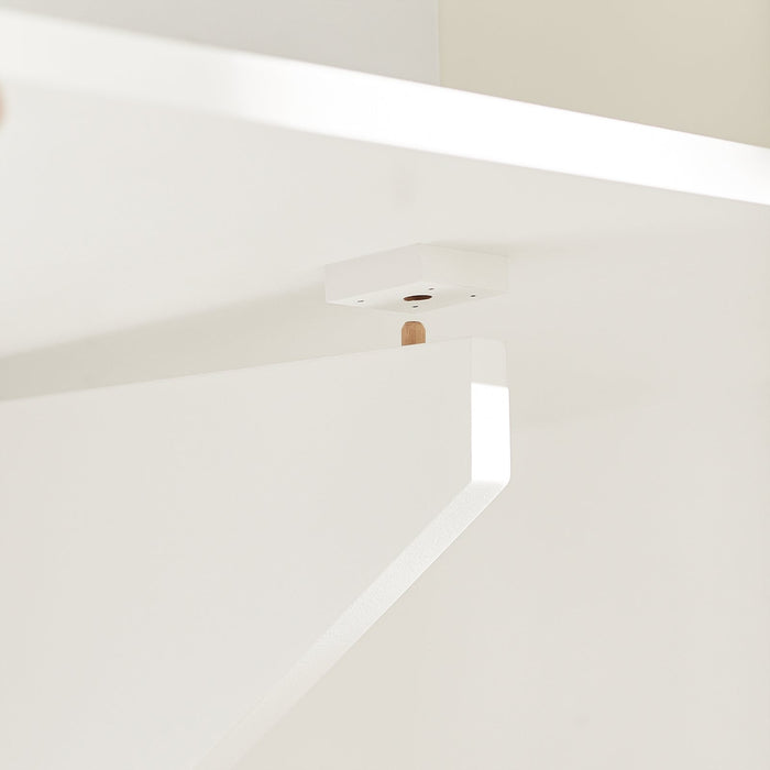 Tavolo Pieghevole a Muro scrivania Tavolo per Computer Tavolo da Cucina Bianco FWT03-W