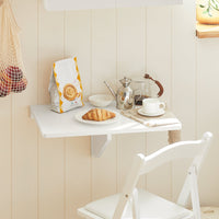 Tavolo Pieghevole a Muro scrivania Tavolo per Computer Tavolo da Cucina Bianco FWT03-W