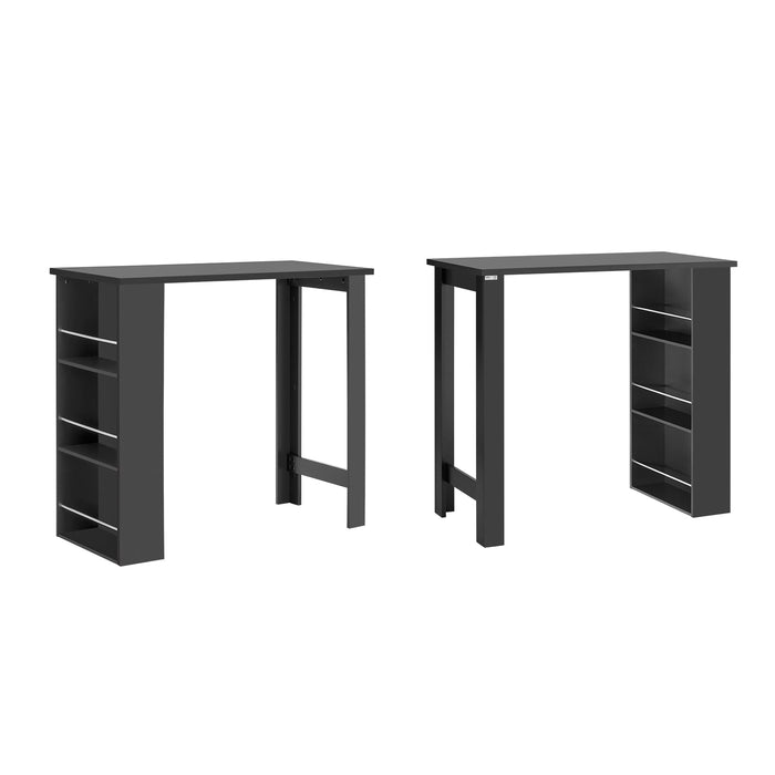 Tavolo alto da bar moderni,Bancone stile bar,Tavolo cucina Nero FWT17-SCH