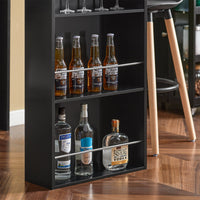 Tavolo alto da bar moderni,Bancone stile bar,Tavolo cucina Nero FWT17-SCH