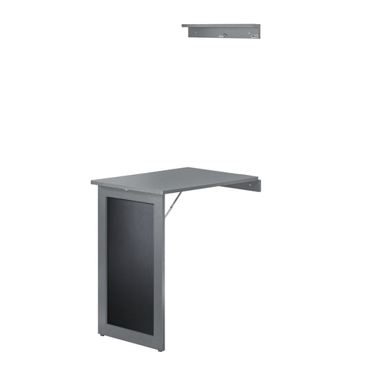 Tavolo A Muro Tavolo Pieghevole Tavolo Cucina Con Lavagna colore grigio FWT20-HG