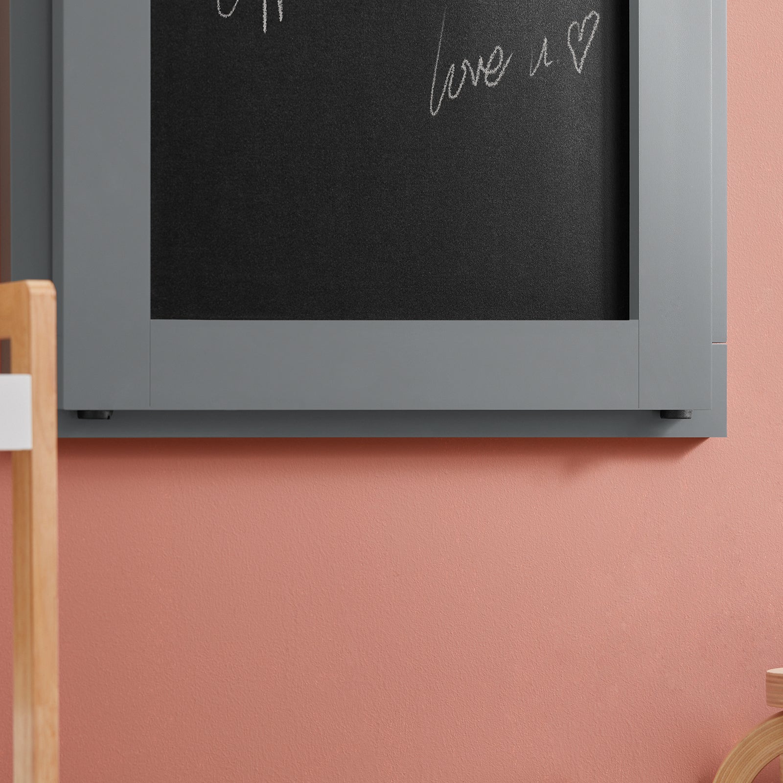 Tavolo A Muro Tavolo Pieghevole Tavolo Cucina Con Lavagna colore grigio FWT20-HG