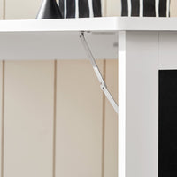 Tavolo A Muro Tavolo Pieghevole Tavolo Cucina Con Lavagna colore bianco FWT20-W