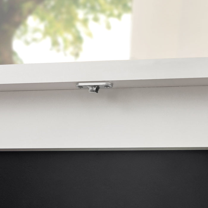 Tavolo A Muro Tavolo Pieghevole Tavolo Cucina Con Lavagna colore bianco FWT20-W