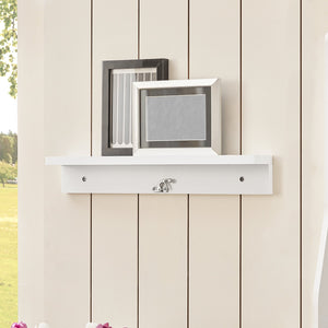 Tavolo A Muro Tavolo Pieghevole Tavolo Cucina Con Lavagna colore bianco FWT20-W