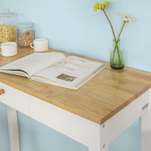 Tavolo alto bar con 2 sgabelli Penisola cucina  A107 cm, FWT50-WN