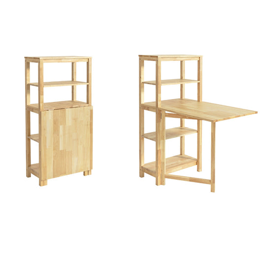 Tavolo Cucina Piccolo Tavolo da Cucina Allungabile Tavolino da Pranzo Credenza Scaffale tavolini pieghevoli FWT70-N